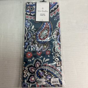 Vera Bradley‎ Kitchen Towel Set of 2 Haymarket Paisley New with Tags
